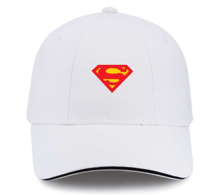 Кепки, бейсболки с прямым козырьком Superman