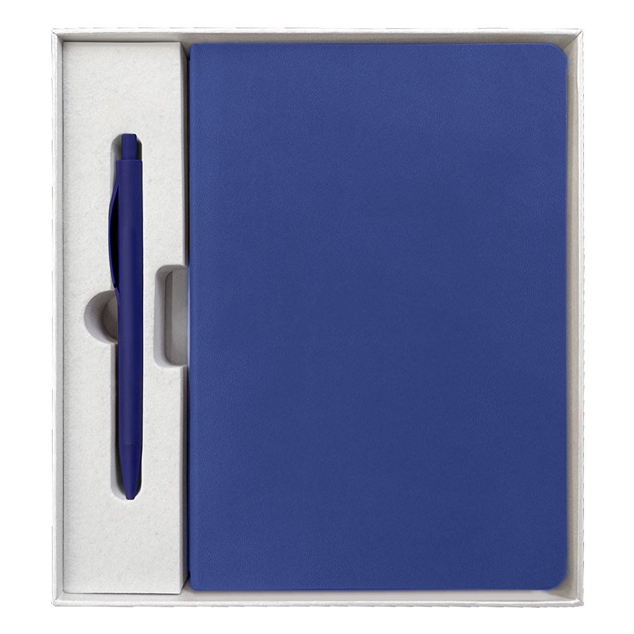 Подарочные наборы с логотипом Деловой с блокнотом