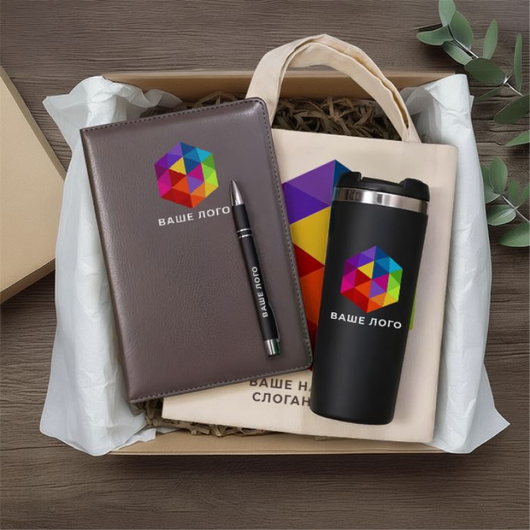 Подарочные наборы с логотипом Деловой согревающий
