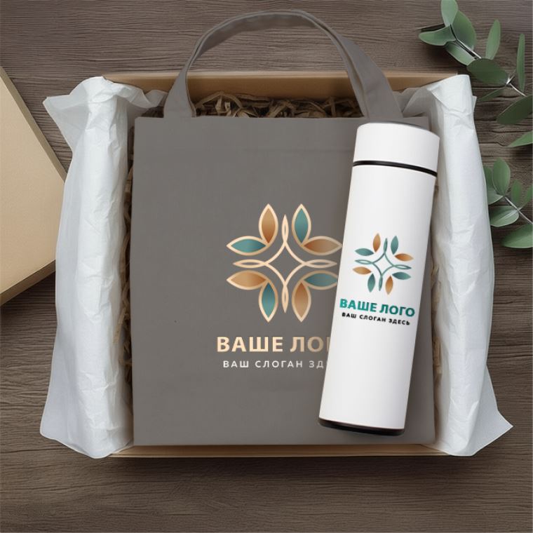 Подарочные наборы с логотипом Тёплая прогулка