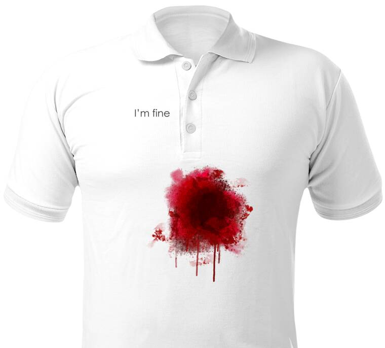 T-shirts, polo shirts I'm fine T-shirts, polo shirts I'm fine