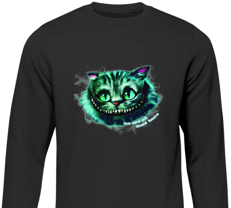 Sweatshirts The Cheshire cat 3D