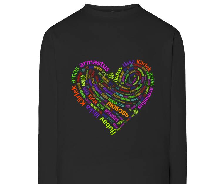 Лонгсливы Heart made of words