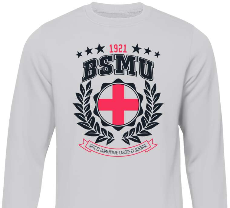Свитшоты The emblem of BSMU