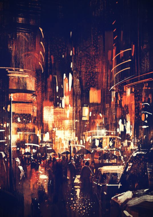 Картины Night street