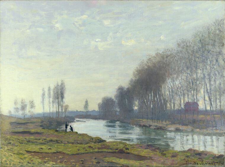 Репродукции картин Claude Monet The Small Arm of the Seine at Argenteuil