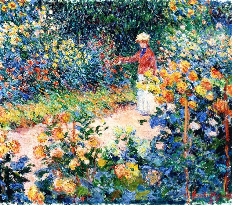 Paintings Claude Monet In the Garden