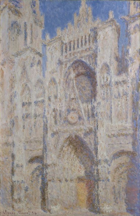 Картины на пластике, пеноркартоне Claude Monet Rouen Cathedral, Portal in the Sun