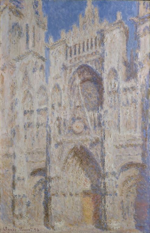 Купить и печать на заказ Картины Клод Моне Rouen  Cathedral, Portal in the Sun
