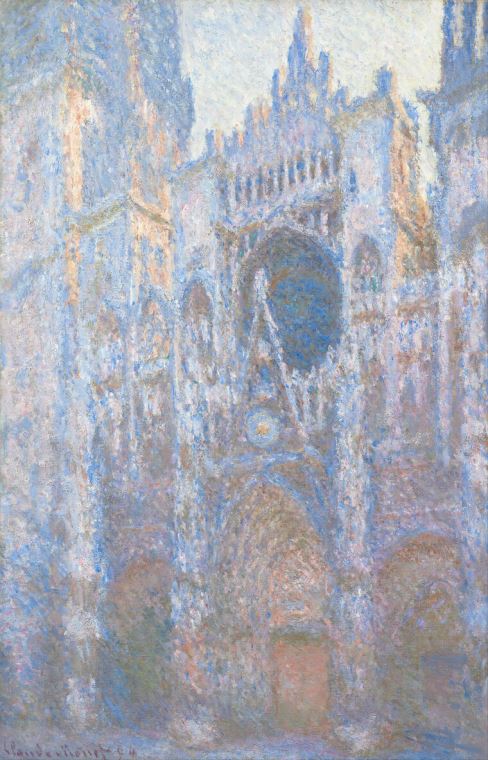 Купить и печать на заказ Репродукции картин Клод Моне Rouen Cathedral, West Facade, Noon