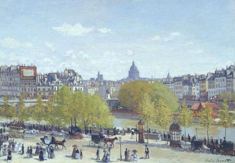 Картины на пластике, пеноркартоне Claude Monet the Quai du Louvre Картины на пластике, пеноркартоне Claude Monet the Quai du Louvre