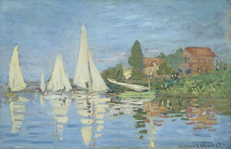 Картины в рамке, багете Claude Monet Regatta at Argenteuil Картины в рамке, багете Claude Monet Regatta at Argenteuil
