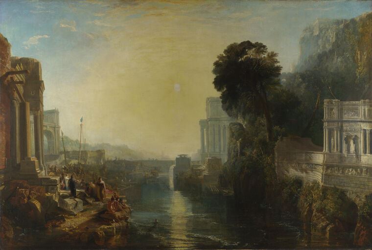 Reproduction paintings William Turner Dido building Carthage