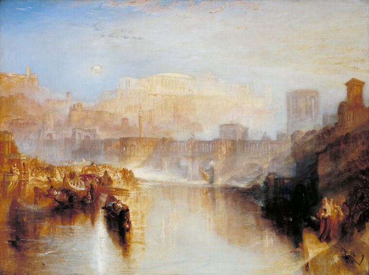Картины на фотобумаге William Turner Ancient Rome; Agrippina Landing with the Ashes of Germanicus