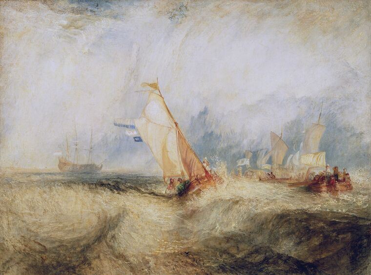 Картины William Turner Van Tromp, Going About to Please His Masters