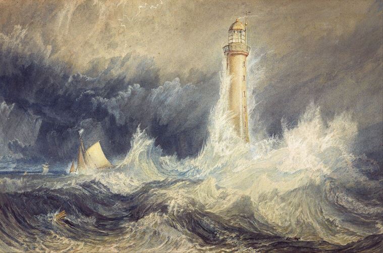 Paintings William Turner Bell Rock Lighthous