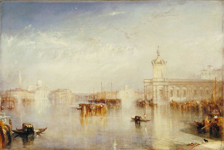 Картины William Turner The Dogano, San Giorgio, Citella, from the Steps of the Europ