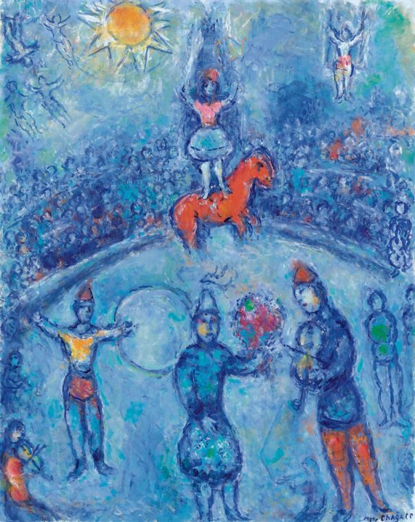 Репродукции картин Marc Chagall Le Cirque
