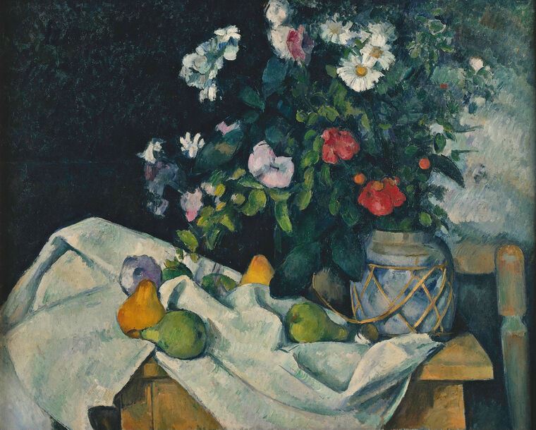 Картины Paul Cezanne Flowers and Fruit