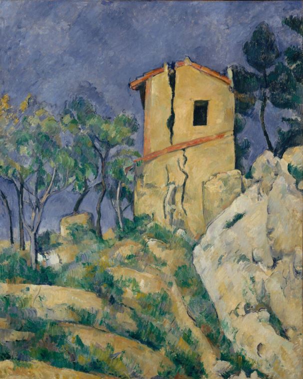 Картины на фотобумаге Paul Cezanne The House with The Cracked Walls Картины на фотобумаге Paul Cezanne The House with The Cracked Walls
