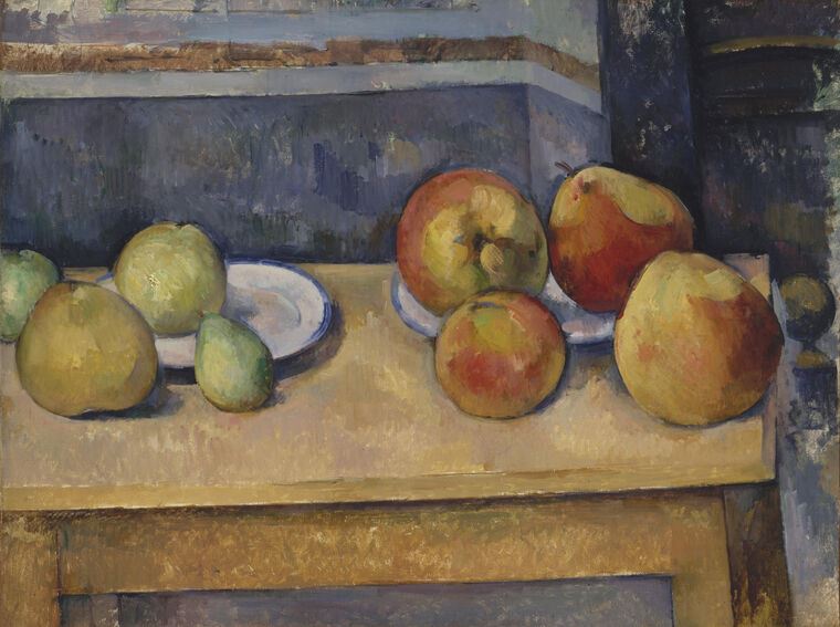 Купить и печать на заказ Репродукции картин Поль Сезанн Apples and Pears