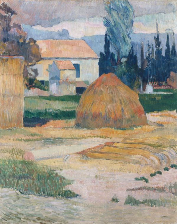 Купить и печать на заказ Картины Поль Гоген Landscape near Arles