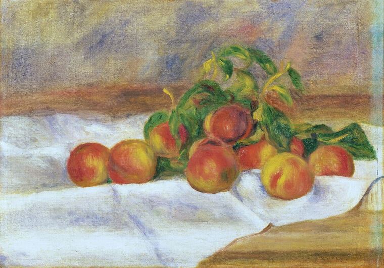 Картины на фотобумаге Pierre Auguste Renoir Peaches Картины на фотобумаге Pierre Auguste Renoir Peaches