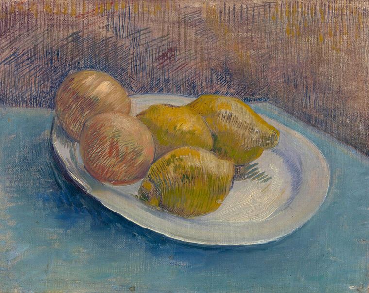 Репродукции картин Vincent van Gogh Lemons on a Plate