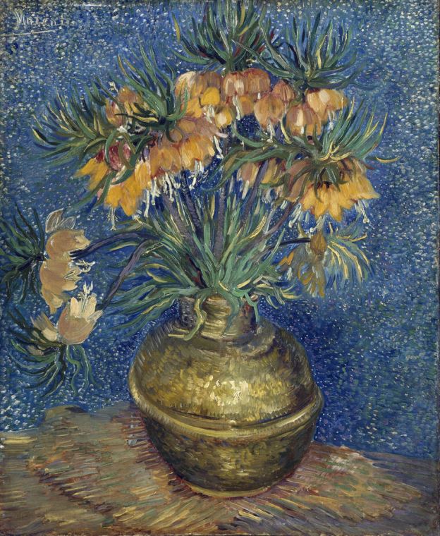 Репродукции картин Vincent van Gogh Crown Imperials in a Copper Vase