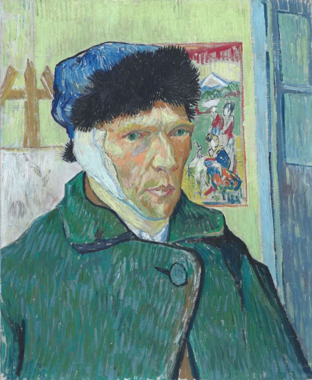 Репродукции картин Vincent van Gogh Self Portrait with Bandaged Ear