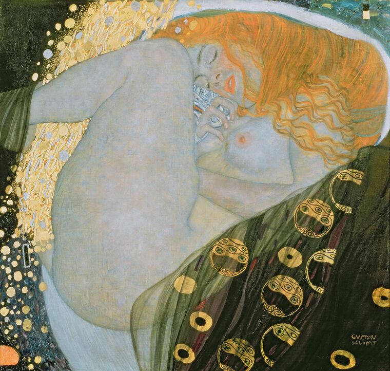 Репродукции картин Gustav Klimt Danae