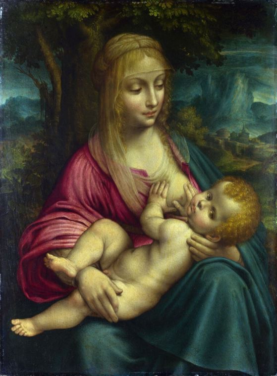 Купить и печать на заказ Репродукции картин Мадонна с младенцем