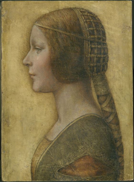 Репродукции картин Leonardo da Vinci Profile of a Young Fiancee