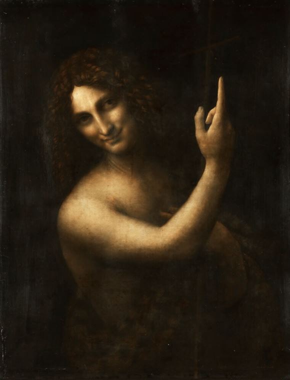 Репродукции картин Leonardo da Vinci's Saint Jean-Baptiste