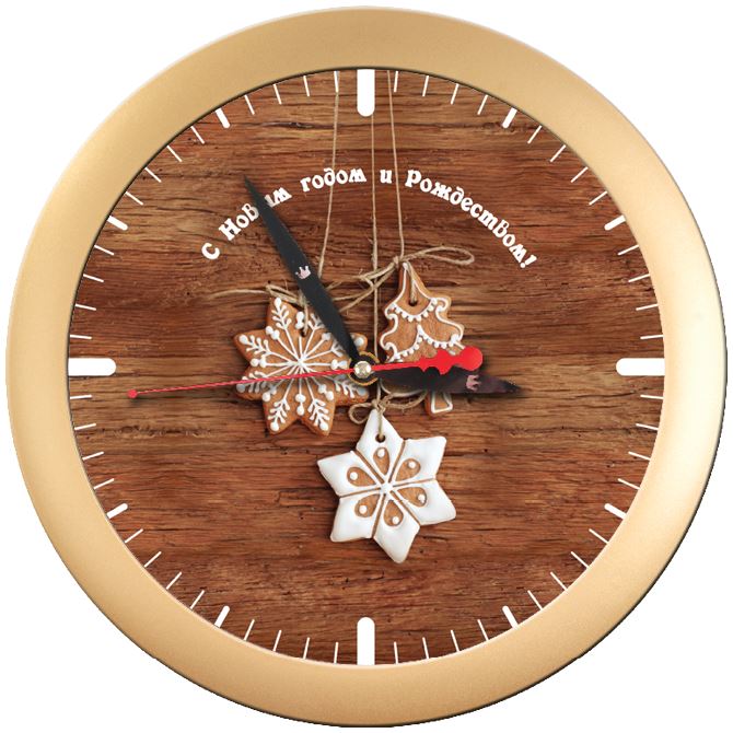 Часы настенные Christmas cookies