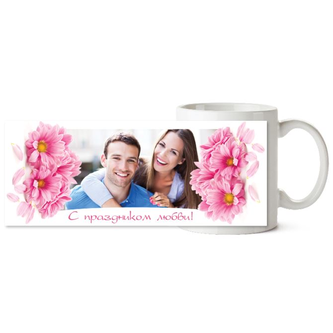 Mugs Pink chrysanthemum
