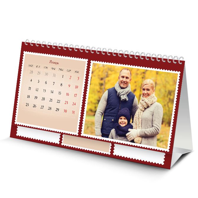 Calendars desktop flipchart Postage stamps