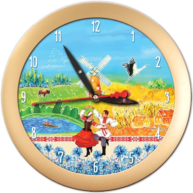 Wall clock Paint Belarus
