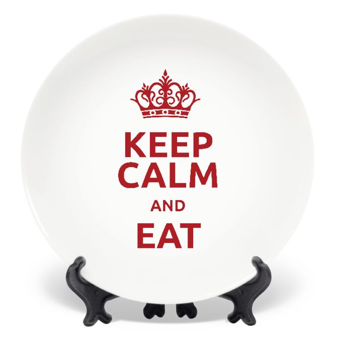 Plates Keep Calm