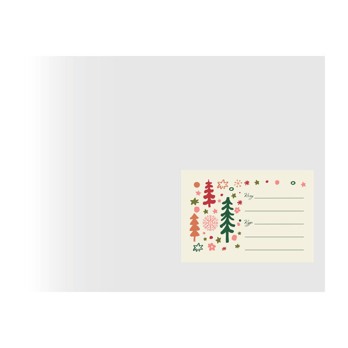 Наклейки, этикетки на конверты, адресные Christmas drawings