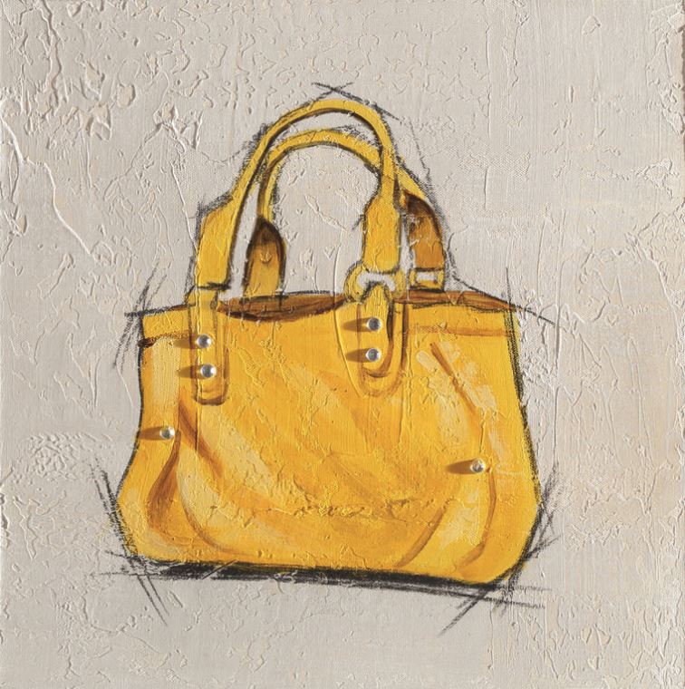 Купить и печать на заказ Репродукции картин Желтая сумочка