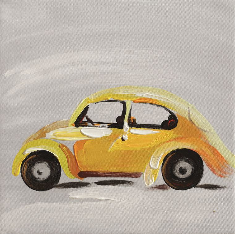 Картины Yellow car