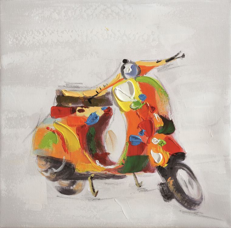 Reproduction paintings Colorful scooter 2