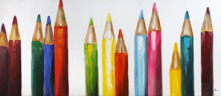 Купить и печать на заказ Репродукции картин Цветные карандаши