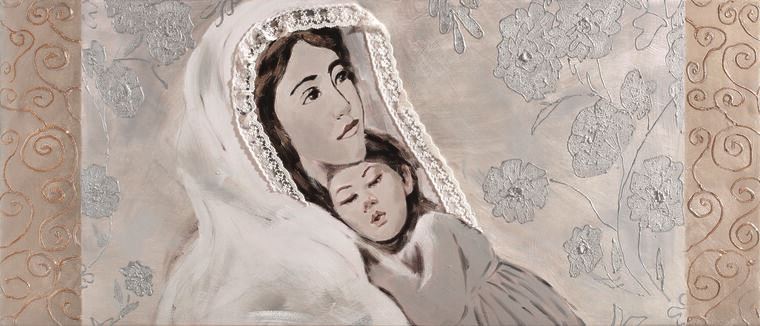 Reproduction paintings A mother and her child