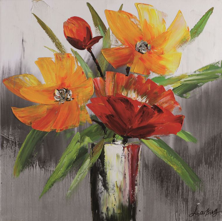 Paintings Bright tulips