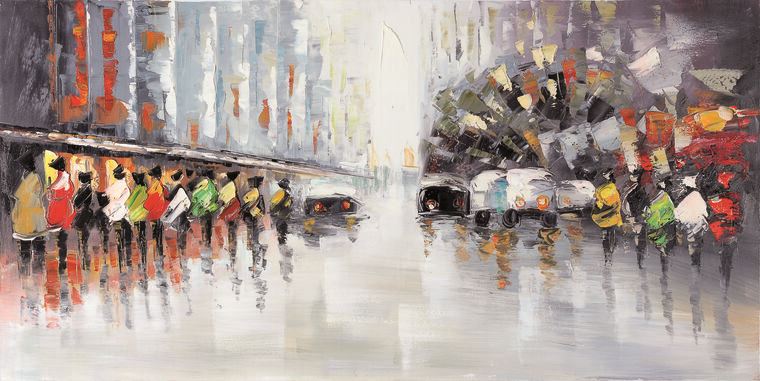 Reproduction paintings Abstraction city