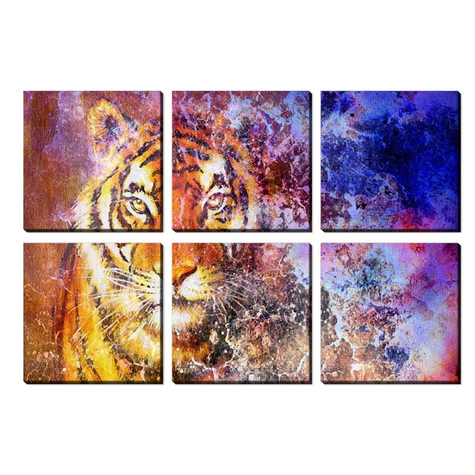 Картины модульные Тигр