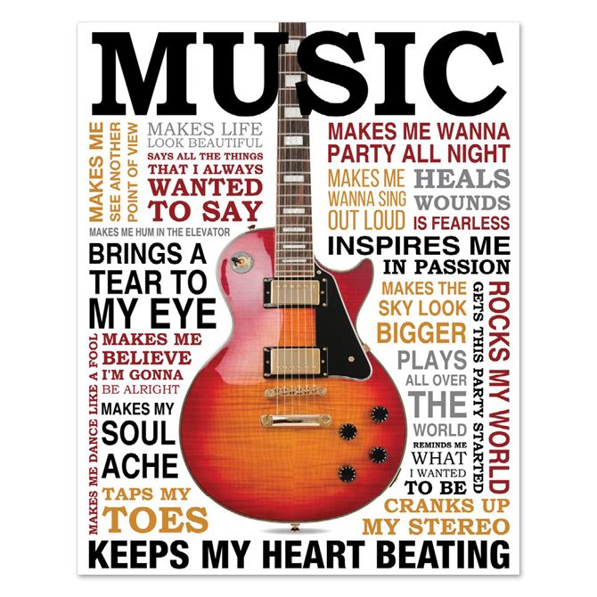Плакаты, постеры Music