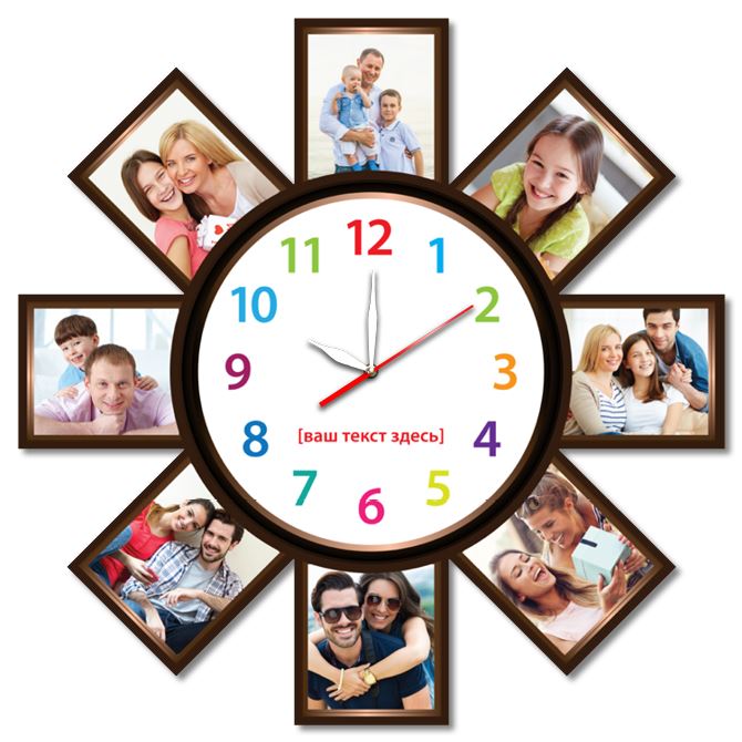 Wall clock Framed photos